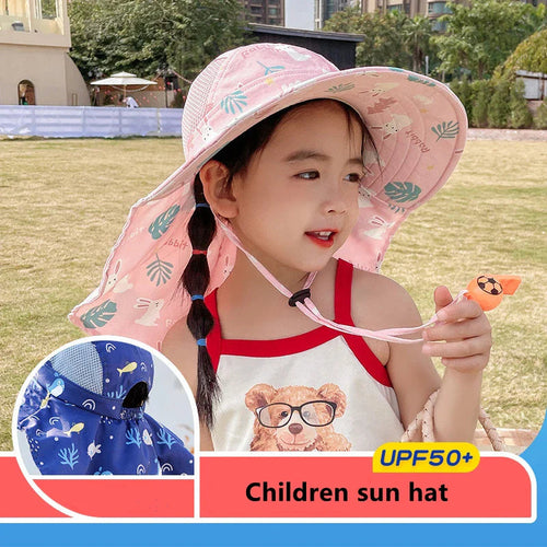 BowLift | Children's Sun Hat with UPF 50+ - Adjustable Chin Straps and Wide Brim