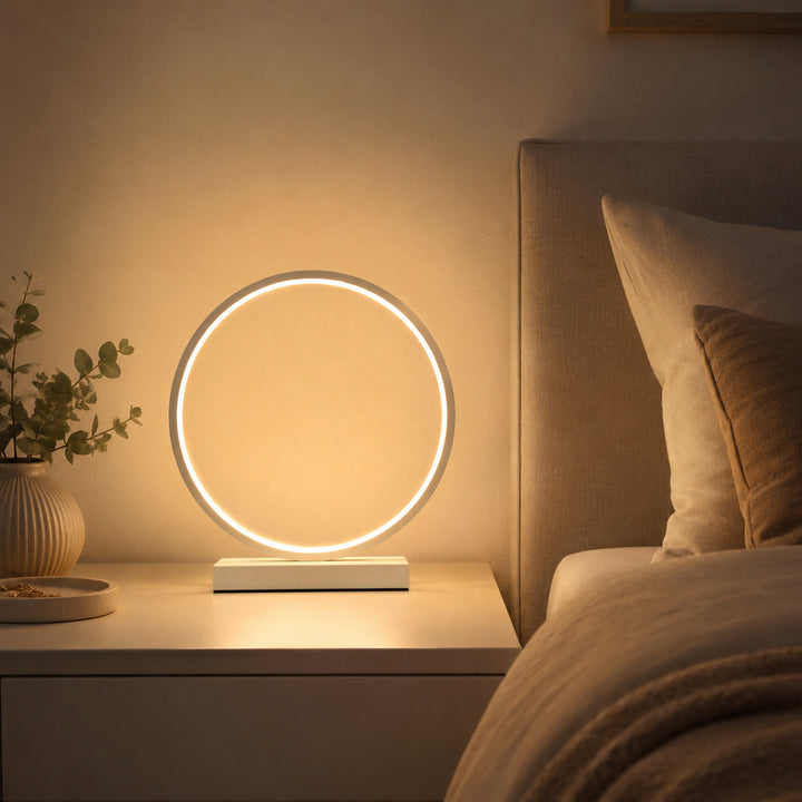 Ring light with RGB color change, aluminum base