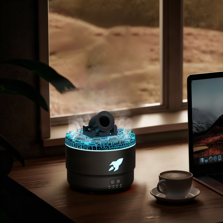 Ultrasonic diffuser with humidity function