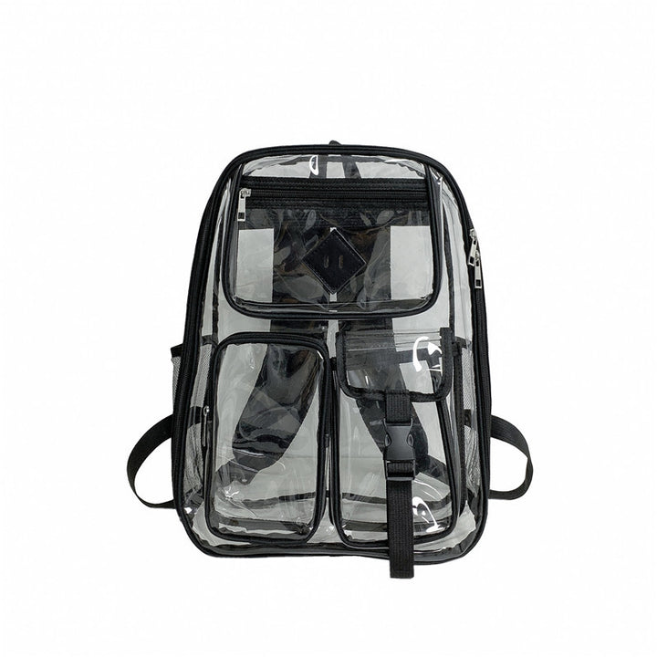 Transparent PVC backpack, waterproof