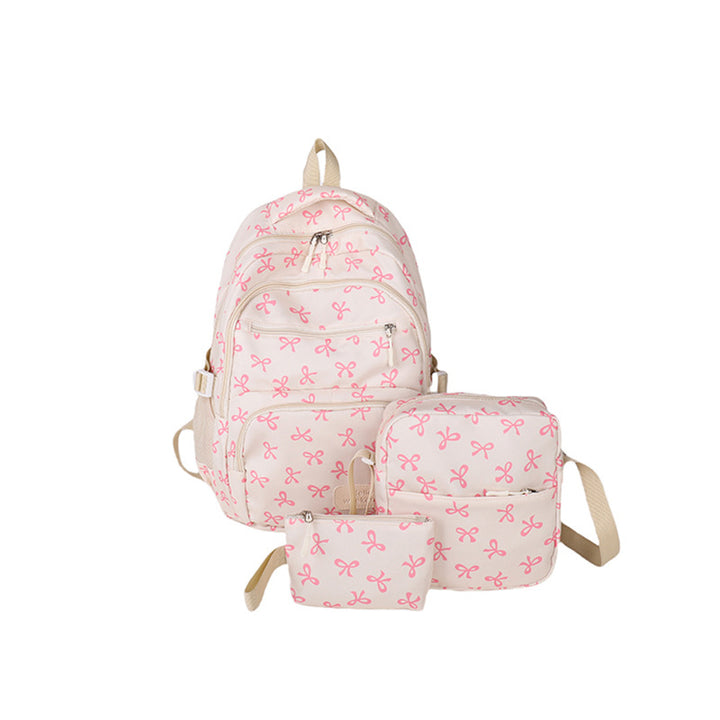 Women's Backpack Set, 3-piece, Nylon, large capacity