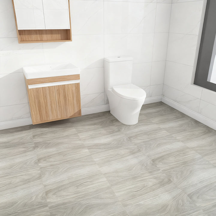 PVC flooring, self-adhesive
