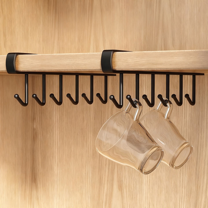 Kitchen roll holder with aluminum and walnut wood