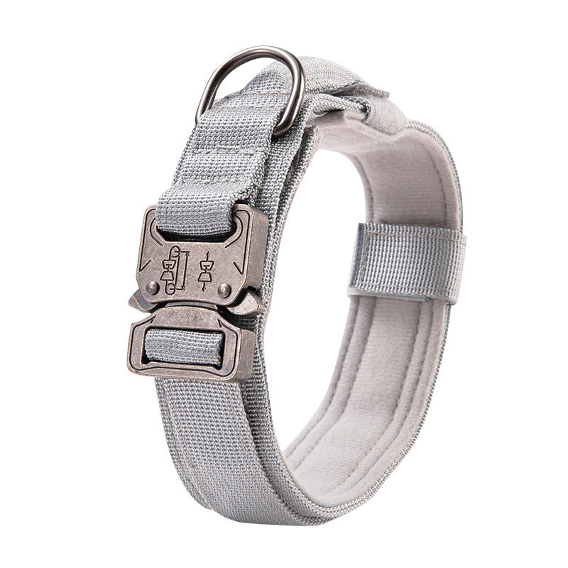 Nylon dog collar with handle