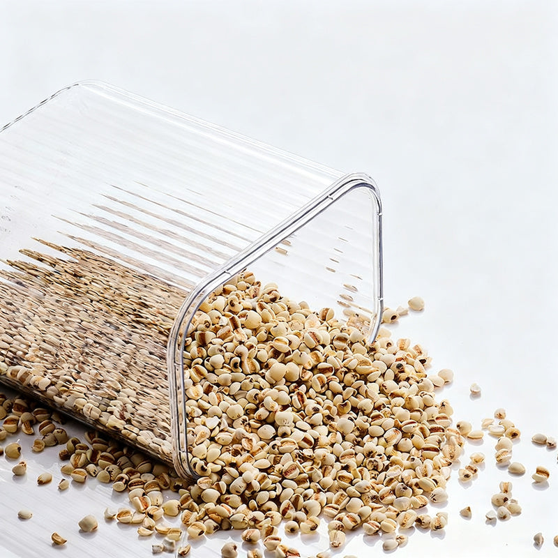 Airtight plastic containers for food