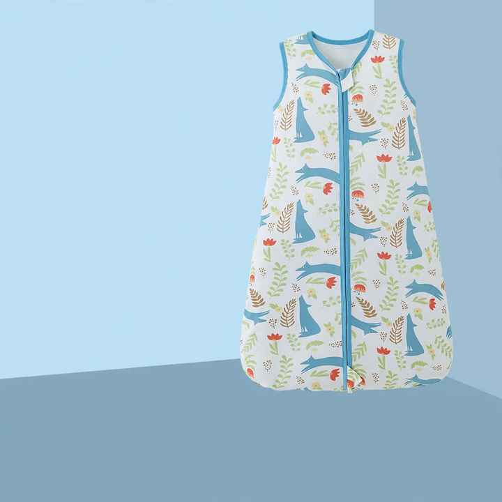 Baby sleeping bag with padding, size S–L