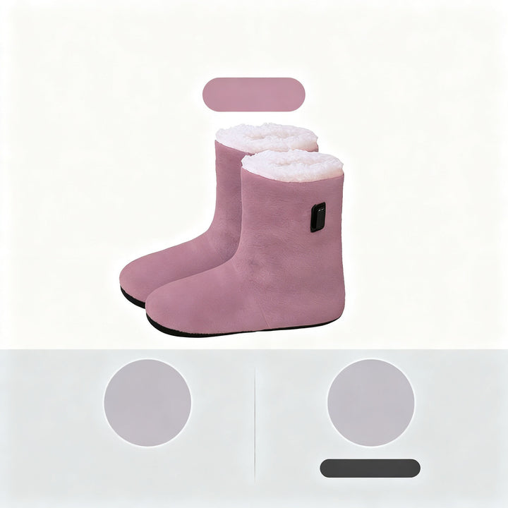 Electric foot warmer with massage function
