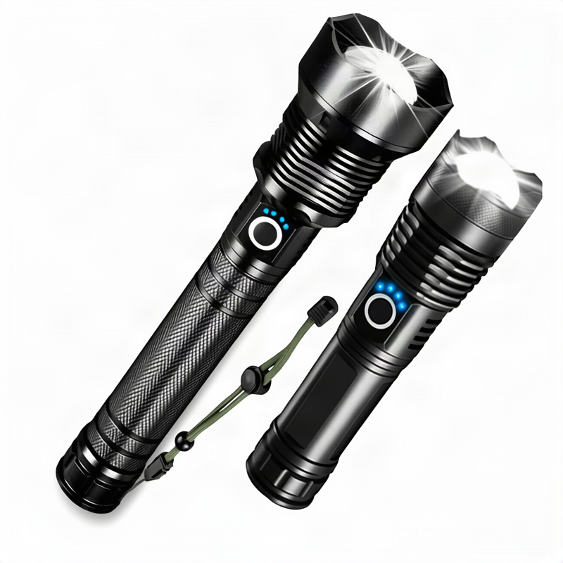 Aluminum flashlight, 3000 mAh