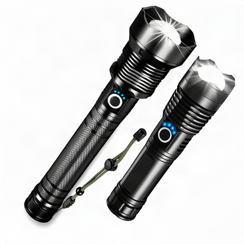 Aluminum flashlight, 3000 mAh