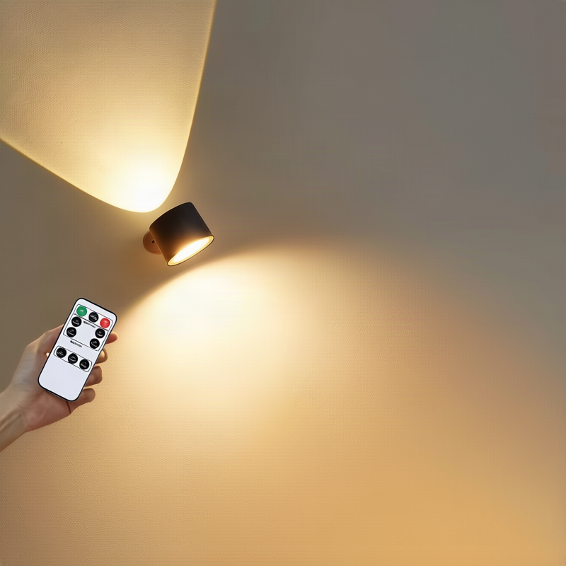 Wireless LED wall light with touch control