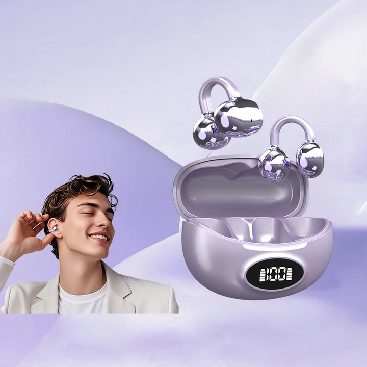 Bone conduction Bluetooth headphones for hanging