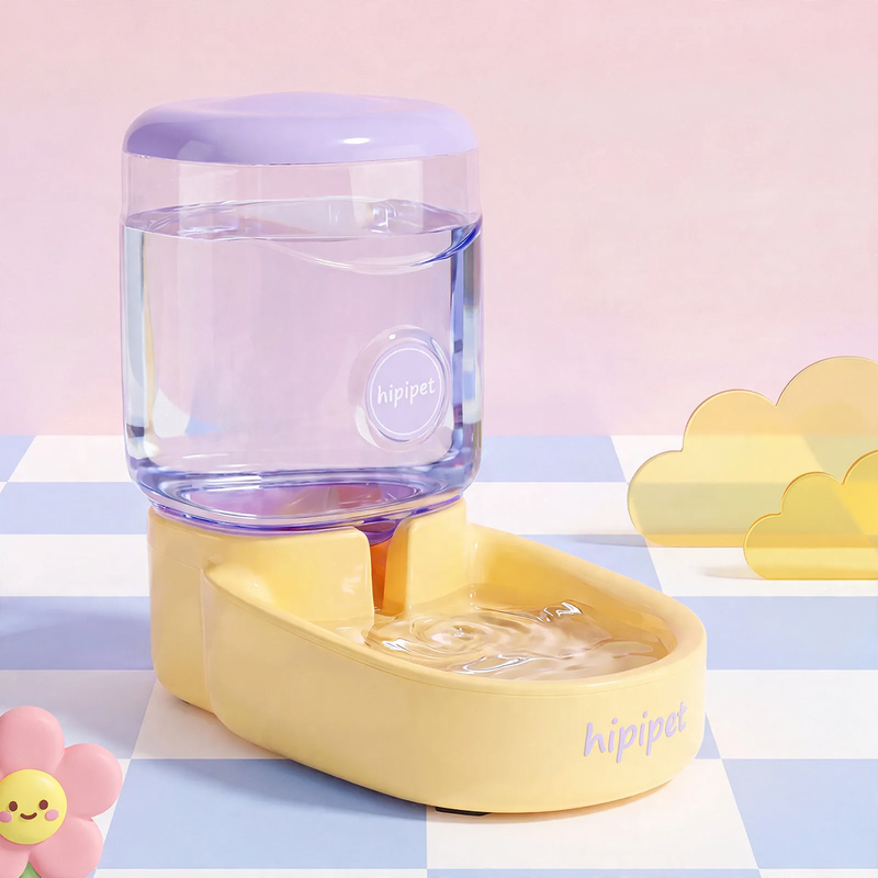 Automatic water and feeding bowl for pets