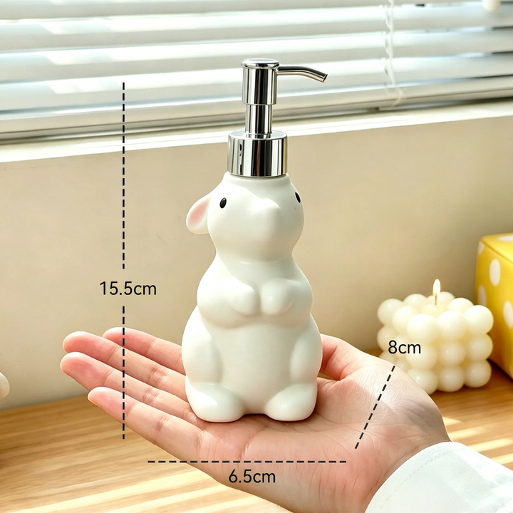 Cute Bunny Pump Bottle, 200 ml