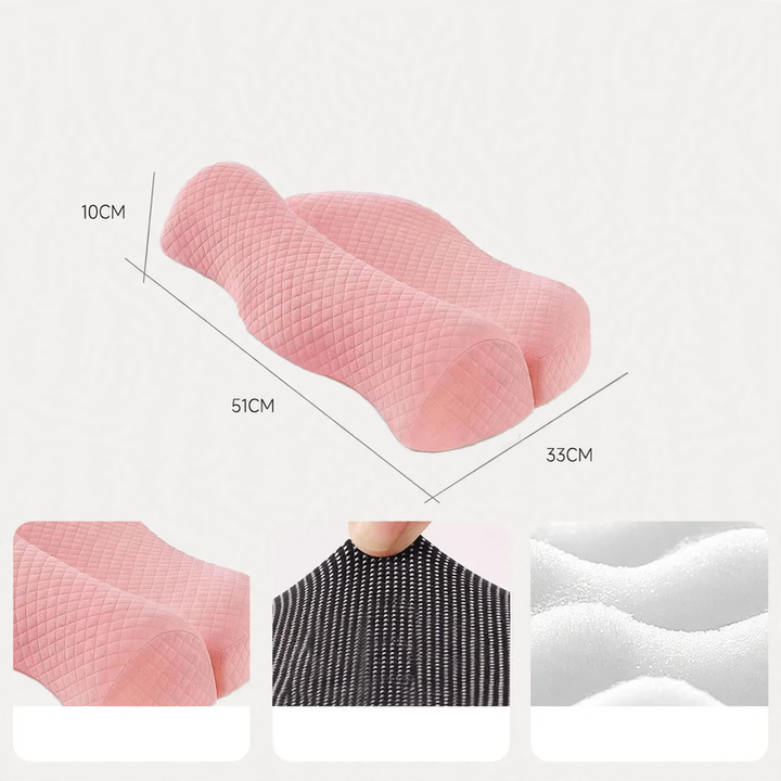 Memory foam neck support pillow with heating function