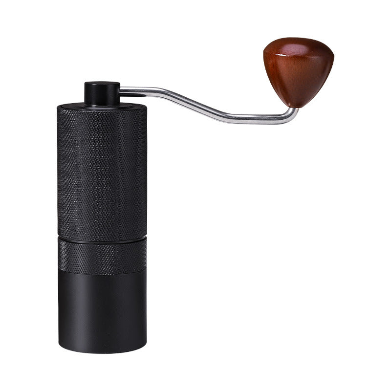 Hand coffee grinder with steel core, luxury design