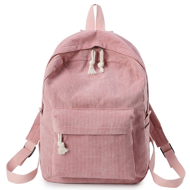 Corduroy backpack, 20–35 L, warming