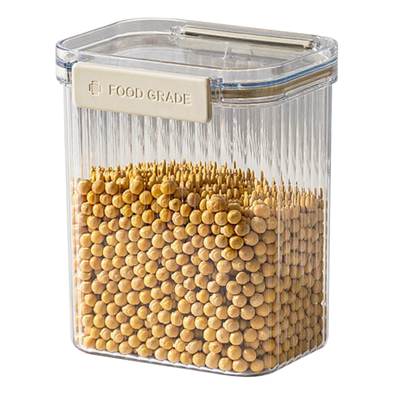 Airtight plastic containers for food