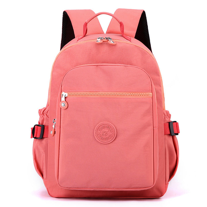 Nylon backpack for women, large capacity