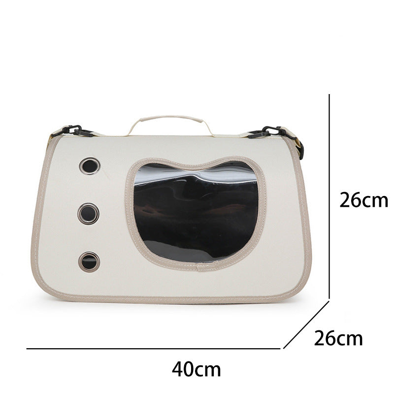 Transport backpack for dogs and cats, canvas