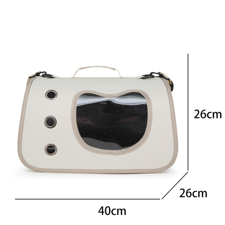 Transport backpack for dogs and cats, canvas