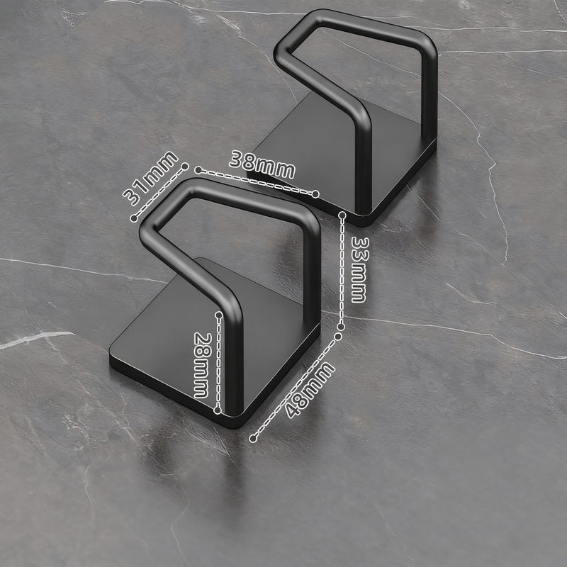 Stainless steel wall hooks without drilling, set of 6/8