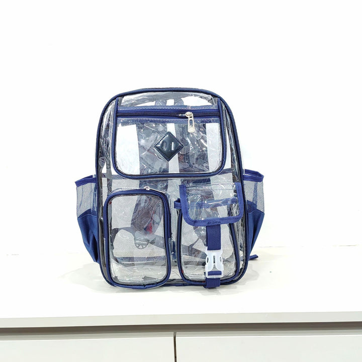 Nylon backpack, transparent, up to 15 inches, durable