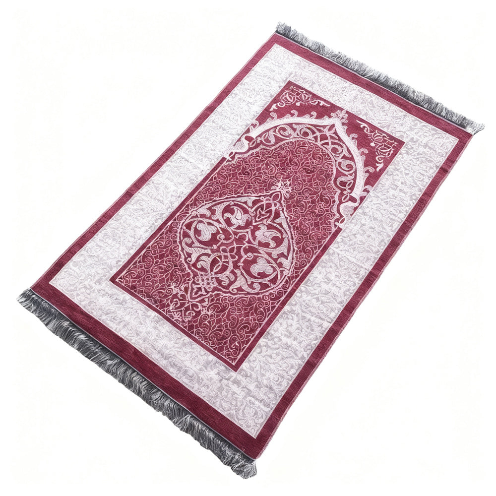 Prayer mat made of polyester, 70 x 110 cm, ethnic design