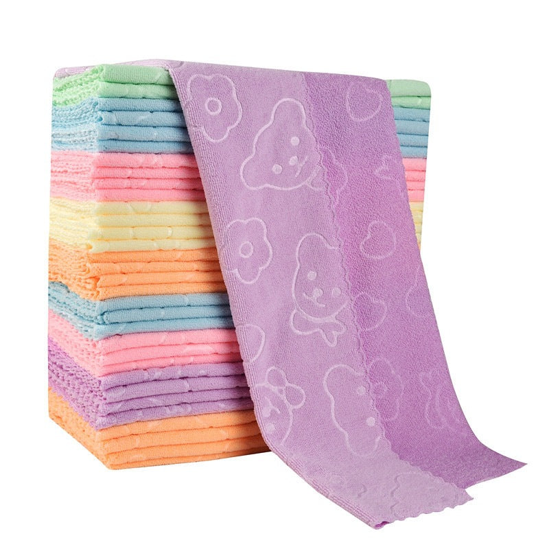 Microfiber towel, multiple colors