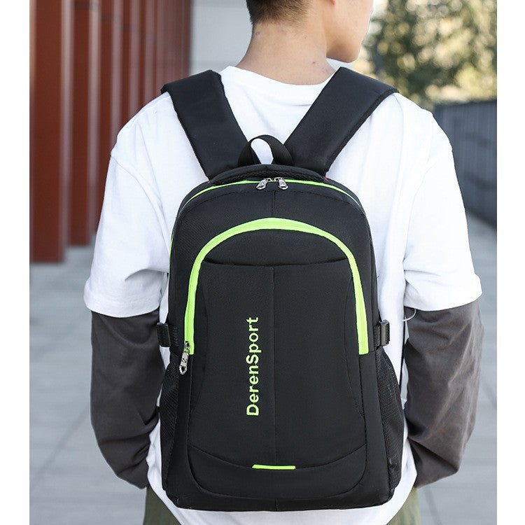 Rucksack Nylon, 20-35 L, for school and travel