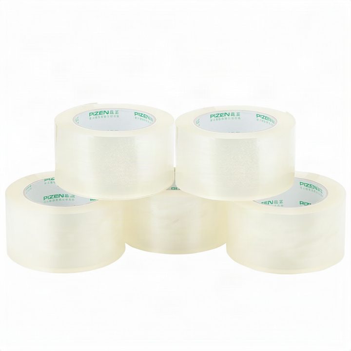 Transparent tape for packaging