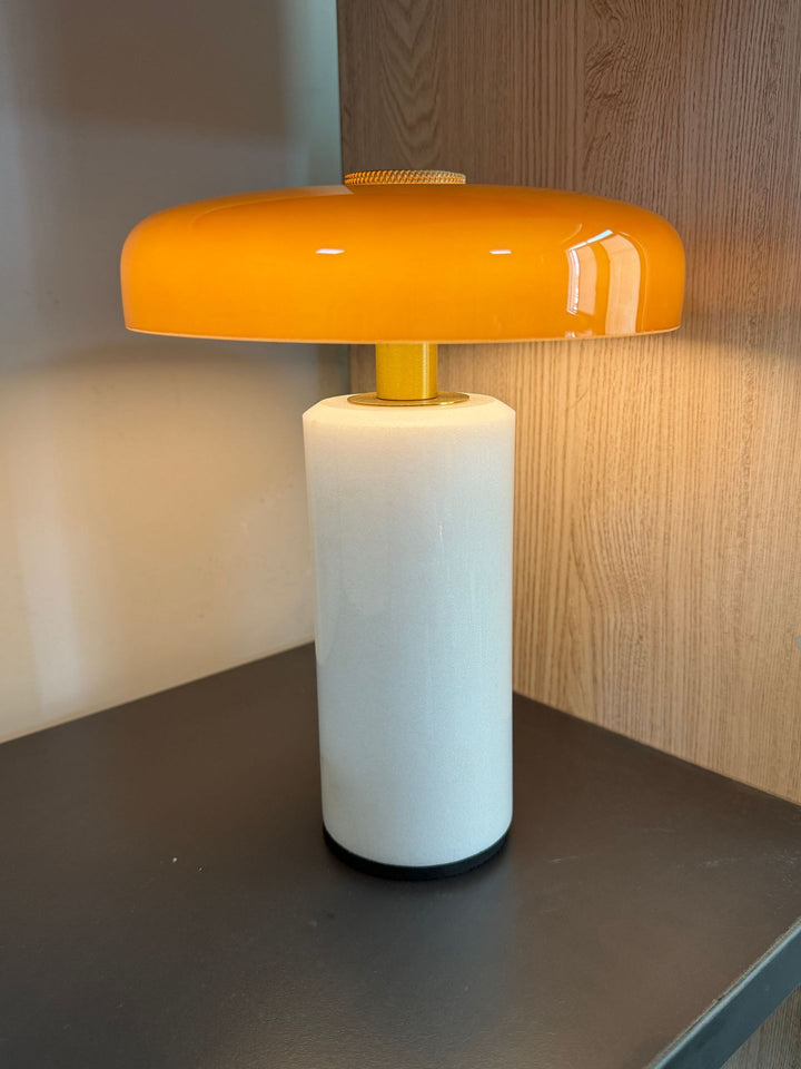 Marble table lamp model 5809, rechargeable, 3-level dimmable
