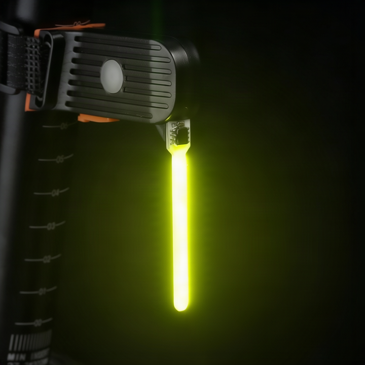 Bicycle rear light with flowing light effect, USB-C