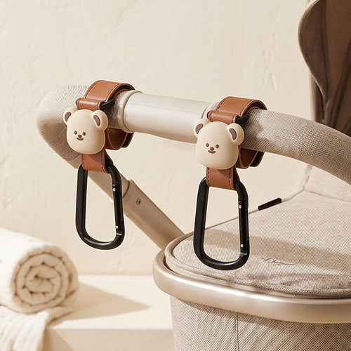 Aluminum stroller hook