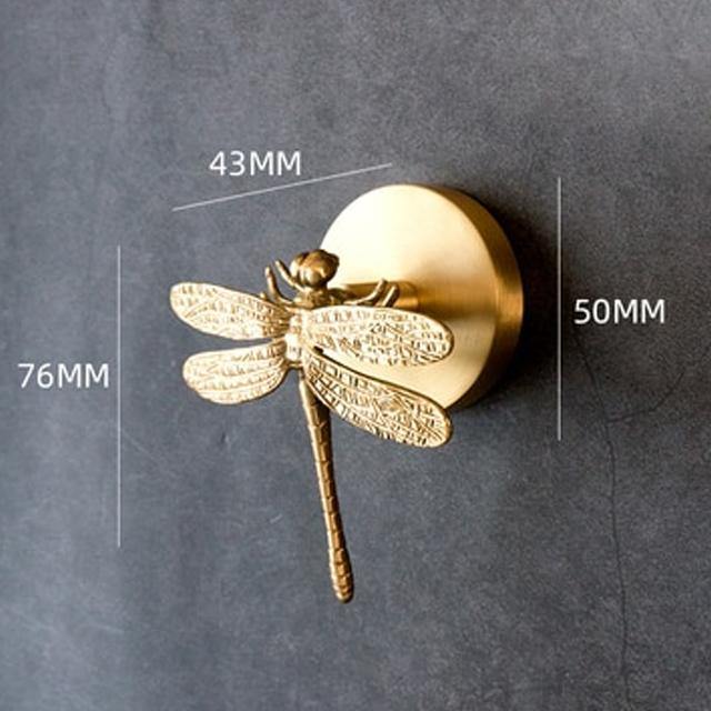 BowLift | Gold Brass Wall Hooks – Handmade Animal Designs for Stylish Wall Decoration