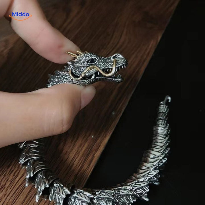 BowLift | DracoShield Retro Bracelet | Stylish Accessory for Confident Men