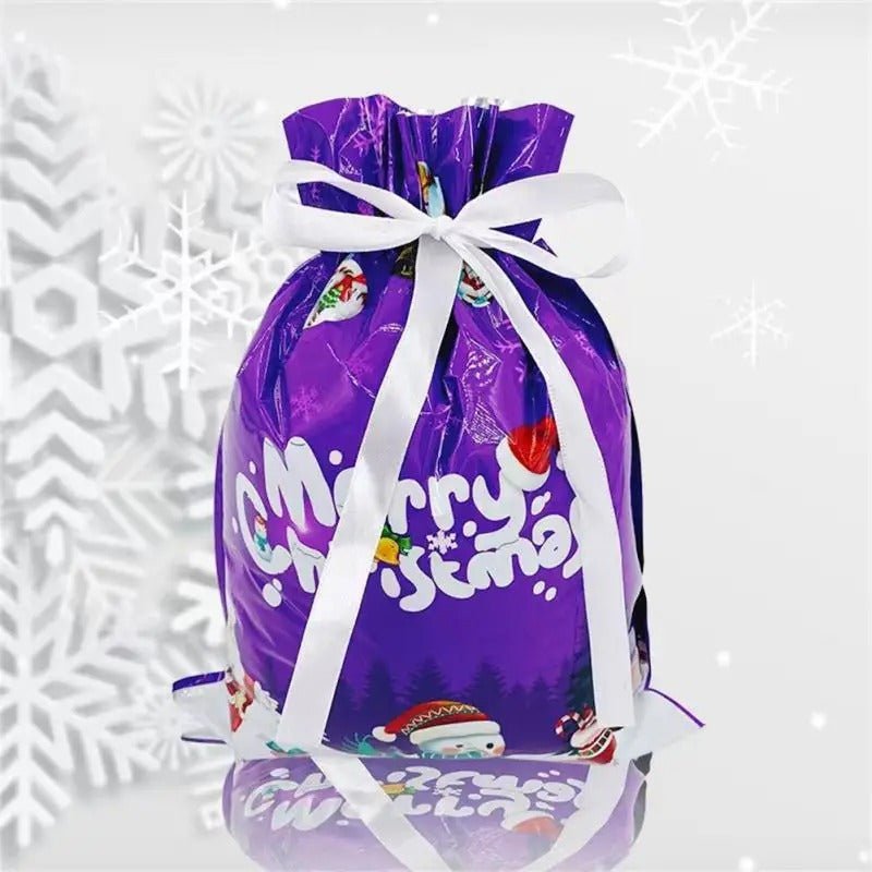 BowLift | Drawstring Reusable Christmas Gift Bags - Gift Packaging Bag Christmas Decorations