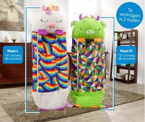 BowLift | HUGSLEEPERS – 2-in-1 Plush Toy & Sleeping Bag for Kids