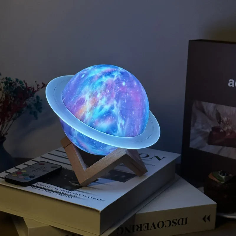 BowLift | Galaxy Saturn Bluetooth Speaker with Night Light