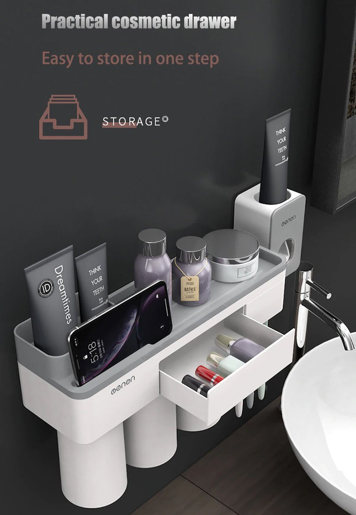 BowLift | Drill-free Toiletry Storage Set