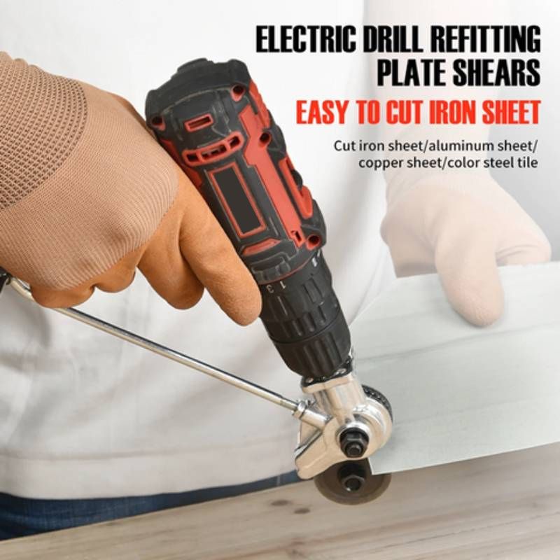 BowLift | Heavy-Duty Metal Cutting Adapter for Drill