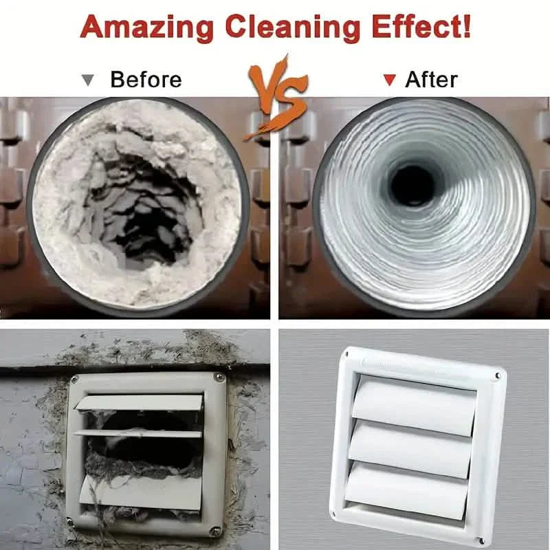 BowLift | Dryer exhaust cleaning made easy with Lint-Cleaner tool