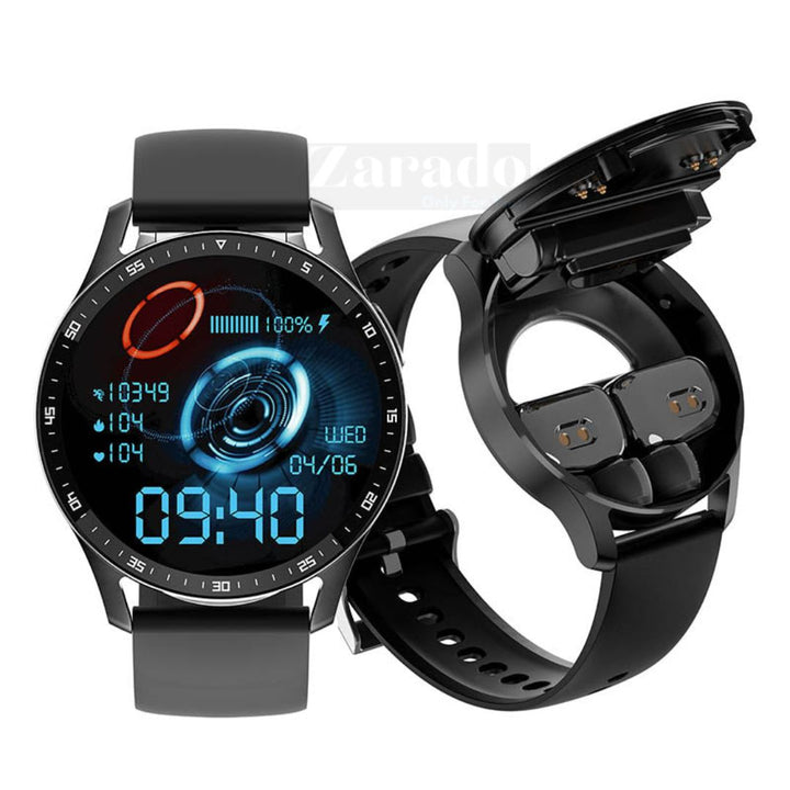 SmartLink Watch – Innovative Smartwatch with Wireless Earbuds Bowlift