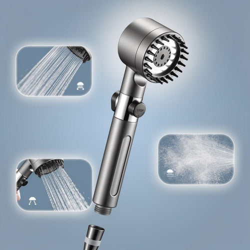 PowerStraal Showerhead with Filter and 3 Adjustable Spray Options | Bowlift