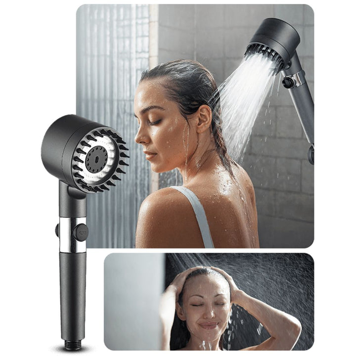 PowerStraal Showerhead with Filter and 3 Adjustable Spray Options | Bowlift