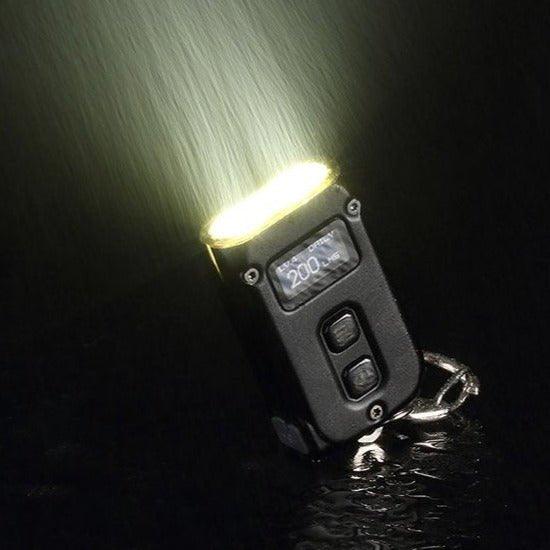 BowLift | Dynamic super bright rechargeable keychain flashlight