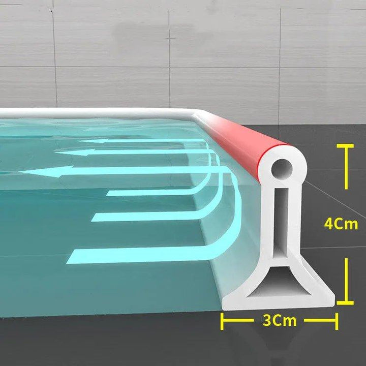 FlexiSeal Shower Edge — No more wet floors and frustration in the bathroom, stay dry – completely without installation stress! | Bowlift