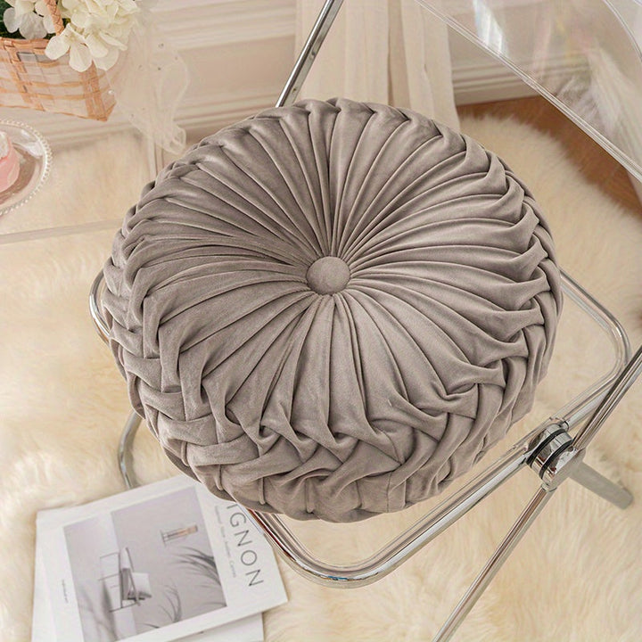BowLift | VelvetPumpkin Cushion - Luxurious Plush Cushion for Comfort