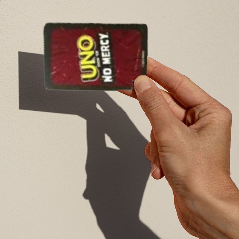 168 Thick Uno Card Game | Bowlift