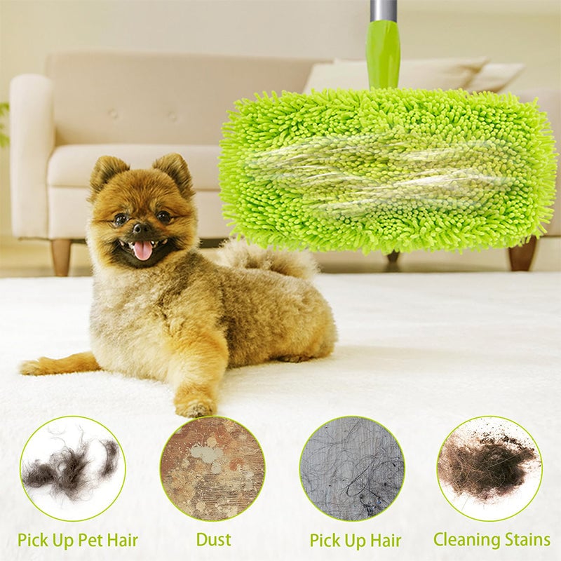 BowLift | Chenille Mop Refill Pads for Home Use – Replacement Mop Heads for Floor Cleaning