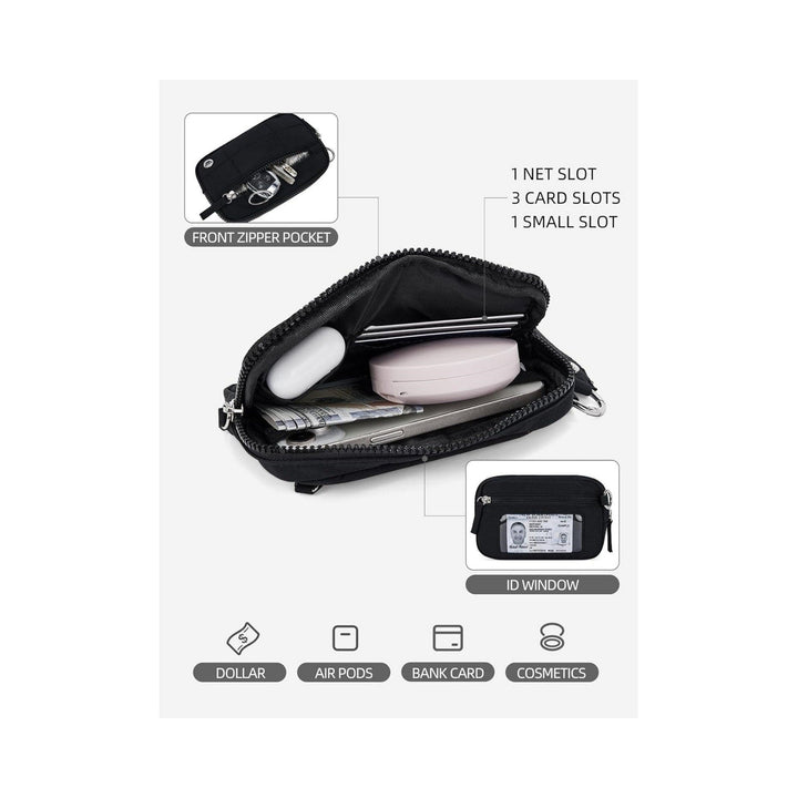 BowLift | Stylish Nylon Wristlet Wallet with Multiple Compartments